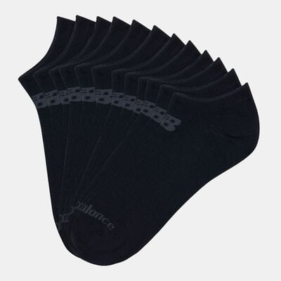 New Balance Performance Flat Knit No Show Socks (6 Pack) Black New Balance Performance Flat Knit No Show Socks (6 Pack) Black