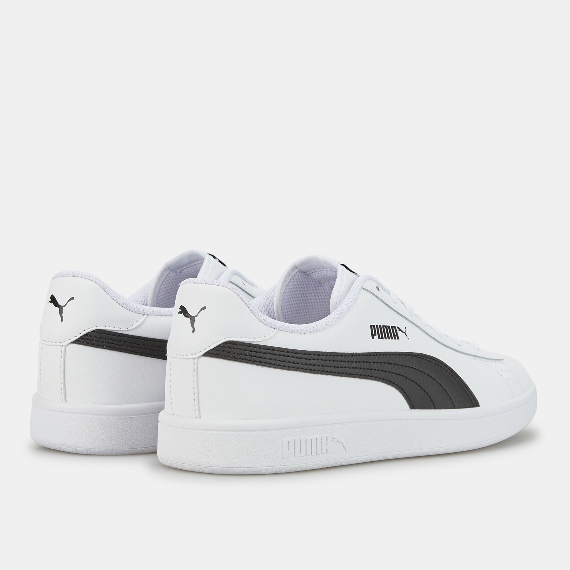 Men s Smash V2 Leather Shoe Black PUMA in KSA SSS