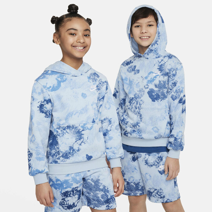 Nike Kids' Sportswear Club Fleece Hoodie Blue image number 0