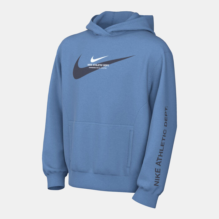 Nike Kids' Sportswear Fleece Hoodie Blue Nike Kids' Sportswear Fleece Hoodie Blue image number 0