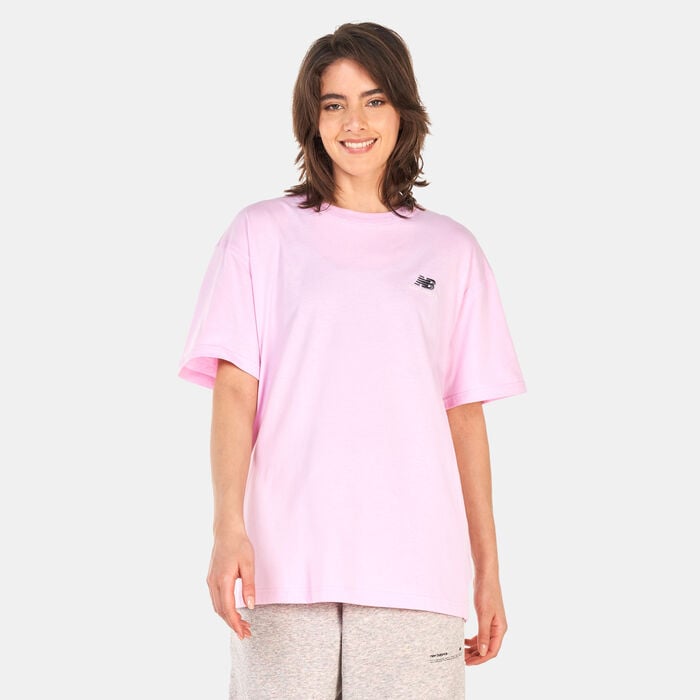 New Balance Men's Uni-ssentials Cotton T-Shirt Purple New Balance Men's Uni-ssentials Cotton T-Shirt Purple image number 3