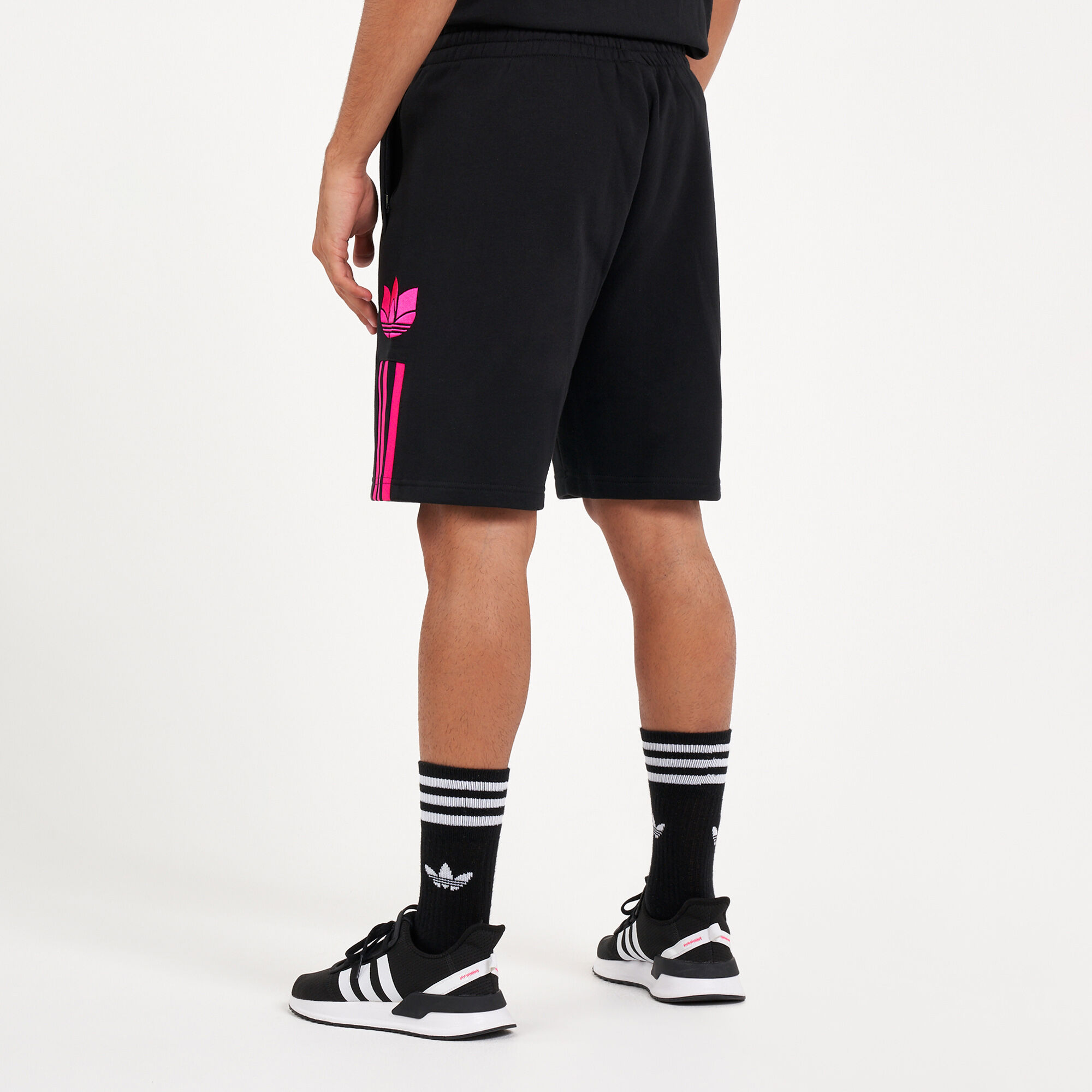 Black adidas store sweat shorts