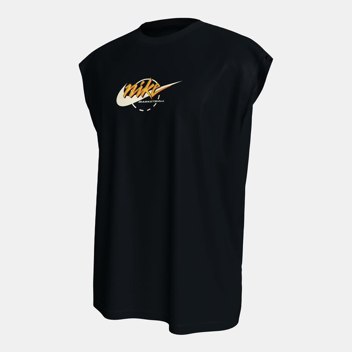 Nike Men's Basketball T-Shirt Black image number 3