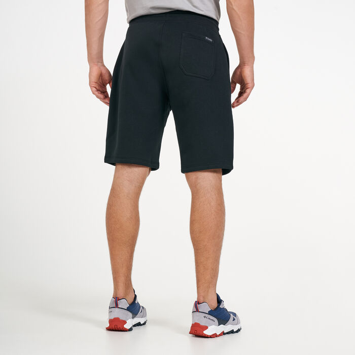 Columbia Men's Logo Fleece Shorts Black Columbia Men's Logo Fleece Shorts Black image number 1