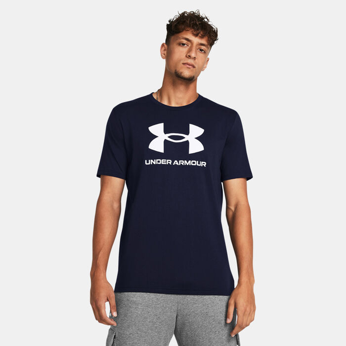 Under Armour Men's Logo T-Shirt Blue Under Armour Men's Logo T-Shirt Blue image number 0