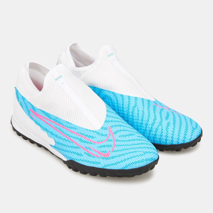 Nike Men's Phantom GX Academy Turf Ground Football Shoe Blue image number 2