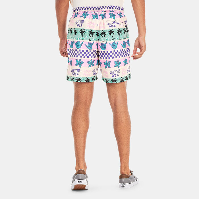 Vans Men's x Stranger Things California Stripe Volley Boardshorts Pink Vans Men's x Stranger Things California Stripe Volley Boardshorts Pink image number 1