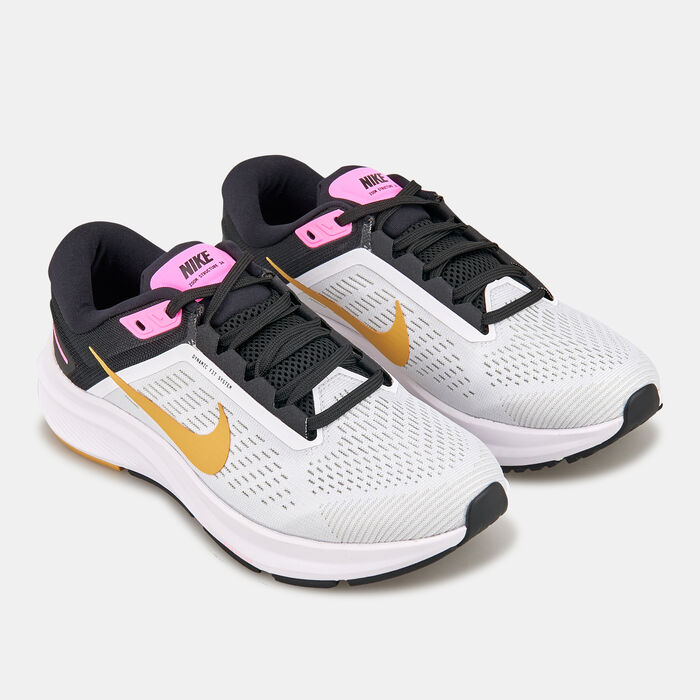 Nike Women's Air Zoom Structure 24 Shoe White Nike Women's Air Zoom Structure 24 Shoe White image number 1