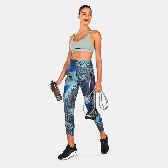 adidas Women's Adizero Allover Leggings Multi-Color image number 2