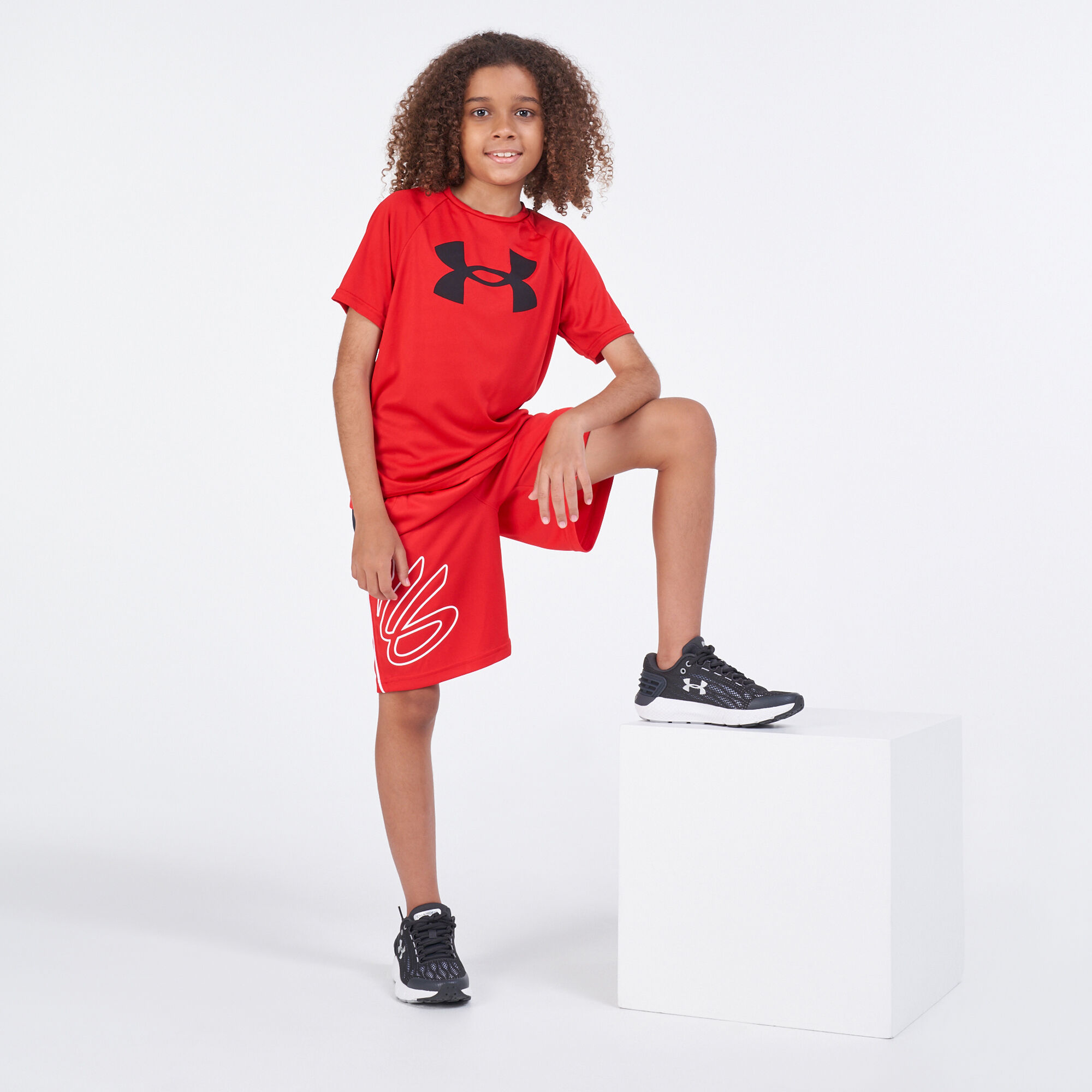 Kids curry shorts on sale