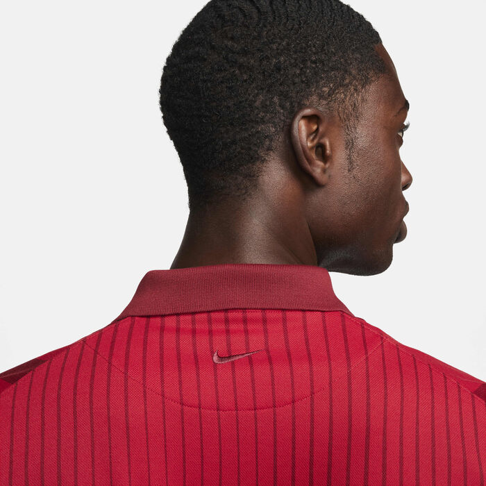 Nike Men's Dri-FIT Polo Shirt Red Nike Men's Dri-FIT Polo Shirt Red image number 5