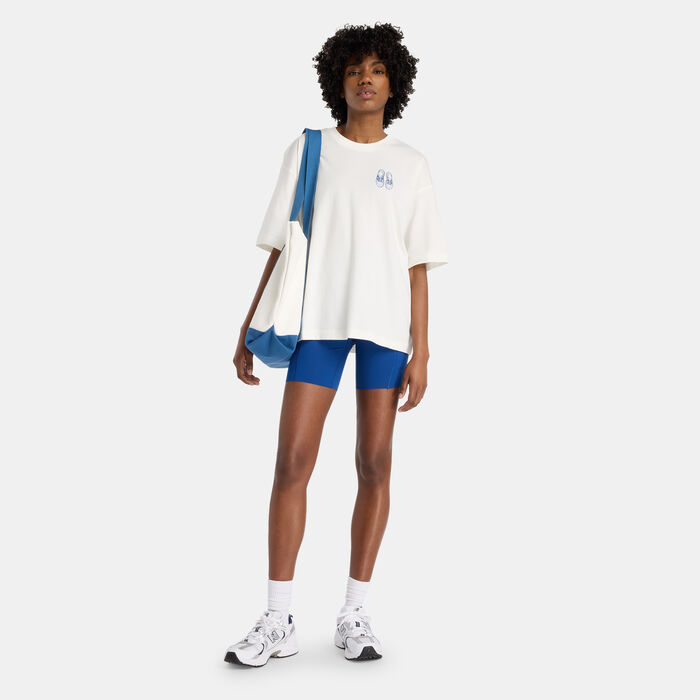 New Balance Women's Outfit Layout Graphic T-Shirt Beige New Balance Women's Outfit Layout Graphic T-Shirt Beige image number 2