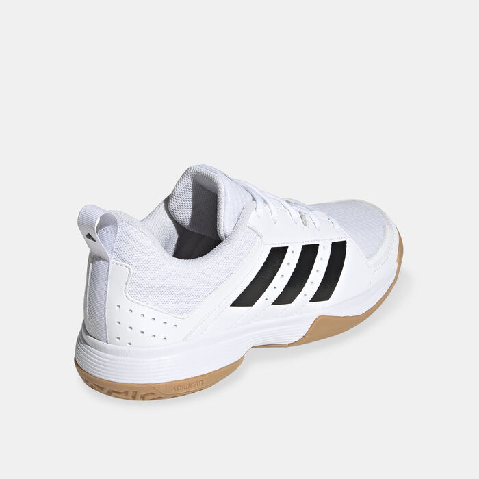adidas Kids' Ligra 7 Indoor Court Shoes White image number 2