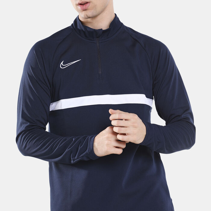Nike Men's Dri-FIT Academy Football Drill Top Blue image number 3