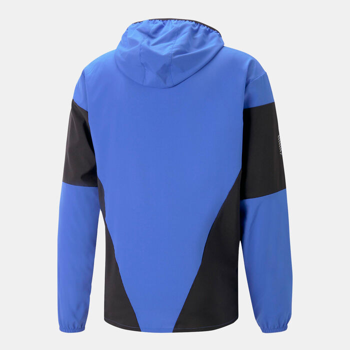 PUMA Men's RUN Lightweight Running Jacket Blue PUMA Men's RUN Lightweight Running Jacket Blue image number 1