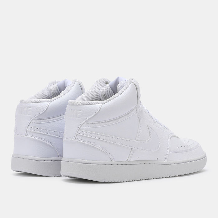 Nike Men's Court Vision Mid Next Nature Shoes White image number 2