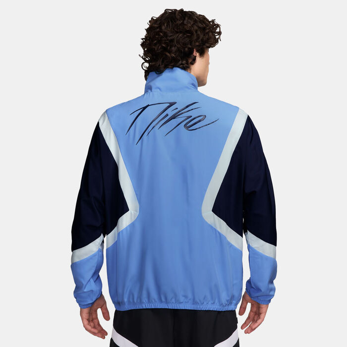 Nike Men's Icon Woven Basketball Jacket Blue Nike Men's Icon Woven Basketball Jacket Blue image number 1