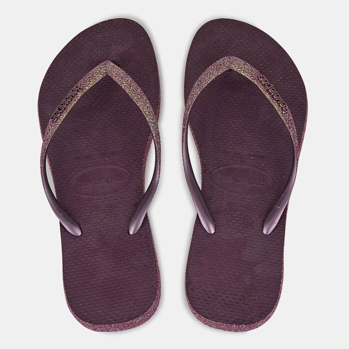 Havaianas Women's Slim Sparkle II Flip Flops Pink Havaianas Women's Slim Sparkle II Flip Flops Pink image number 0