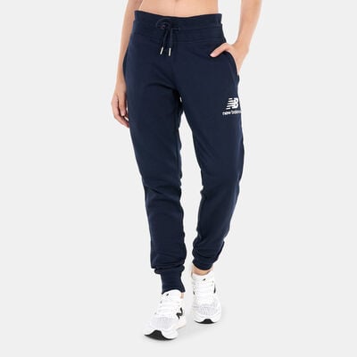 New Balance Women's Essentials French Terry Sweatpants Blue New Balance Women's Essentials French Terry Sweatpants Blue