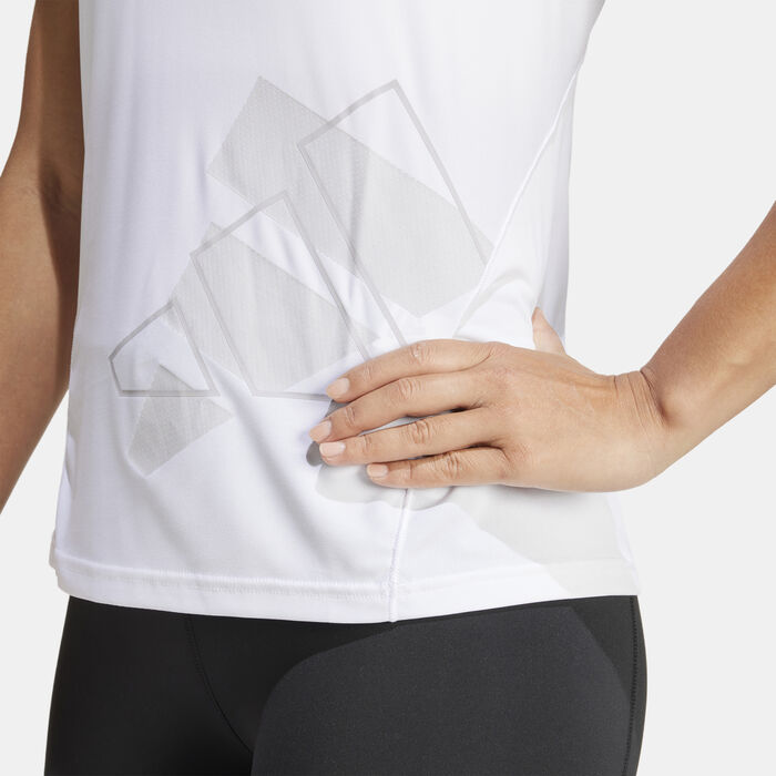 adidas Women's AEROREADY Designed for Training Graphic T-Shirt White adidas Women's AEROREADY Designed for Training Graphic T-Shirt White image number 4