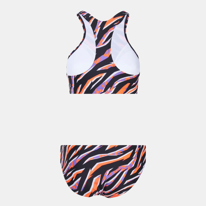 Speedo Women's Volley Two-Piece Swimsuit Multi-Color Speedo Women's Volley Two-Piece Swimsuit Multi-Color image number 1