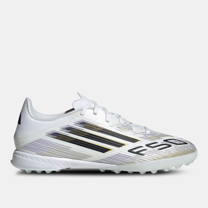 adidas Men's F50 League Turf Ground Football Shoes White adidas Men's F50 League Turf Ground Football Shoes White image number 0