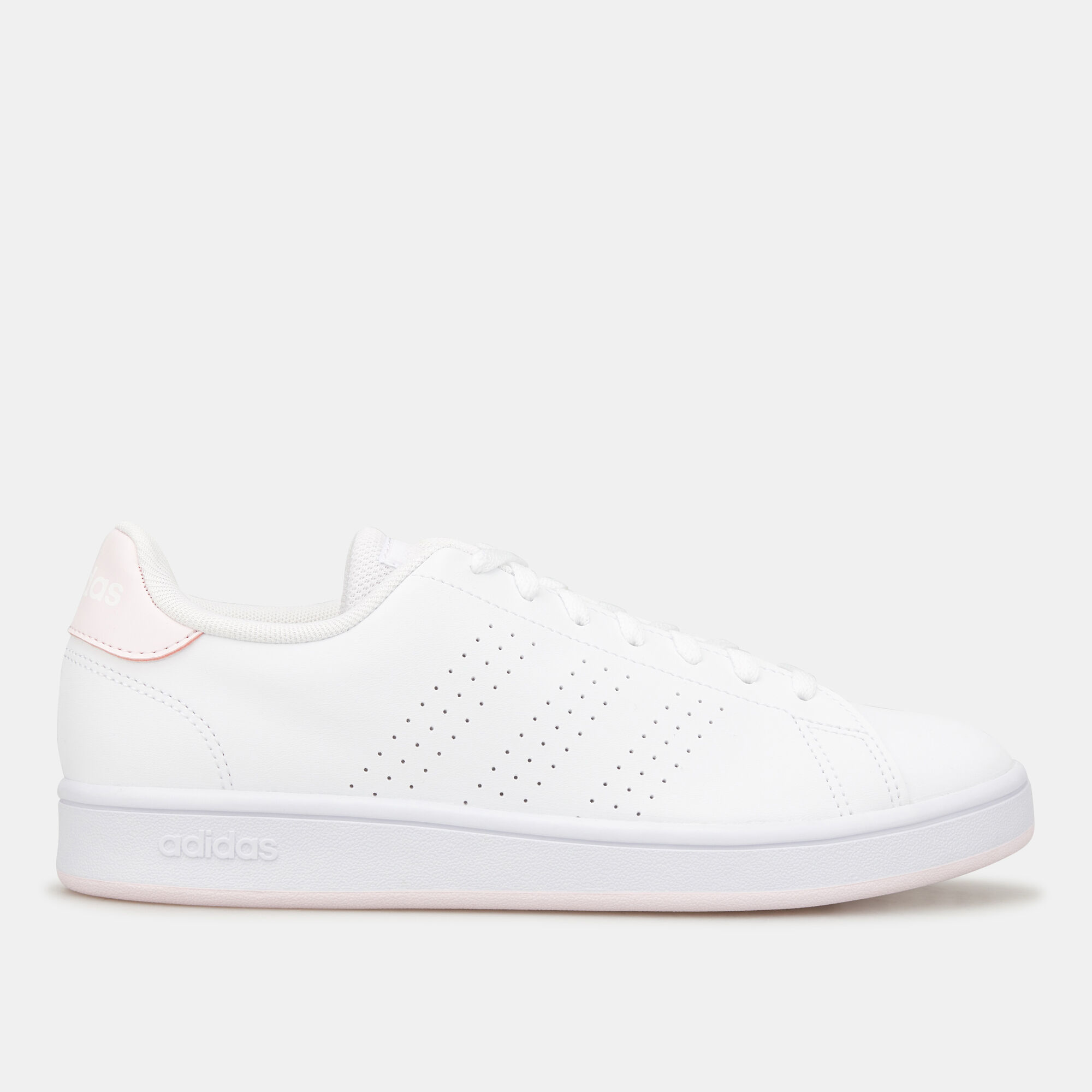 Adidas advantage store white pink