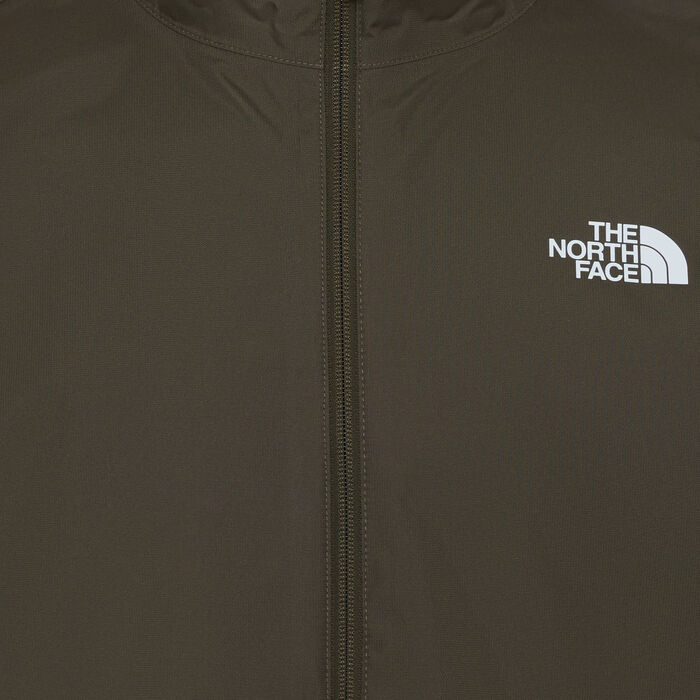 The North Face Men's Quest Rain Jacket Green image number 2