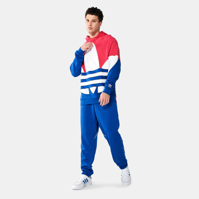 adidas Men's Big Trefoil Outline Colorblocked Hoodie adidas Men's Big Trefoil Outline Colorblocked Hoodie image number 2