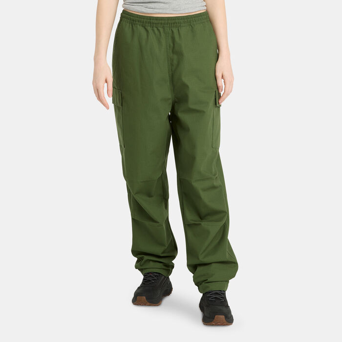 Timberland Men's Woven Badge Ripstop Cargo Pants Green Timberland Men's Woven Badge Ripstop Cargo Pants Green image number 0