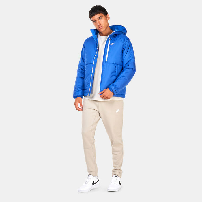 Nike Men's Sportswear Therma-FIT Legacy Hooded Jacket Blue image number 2