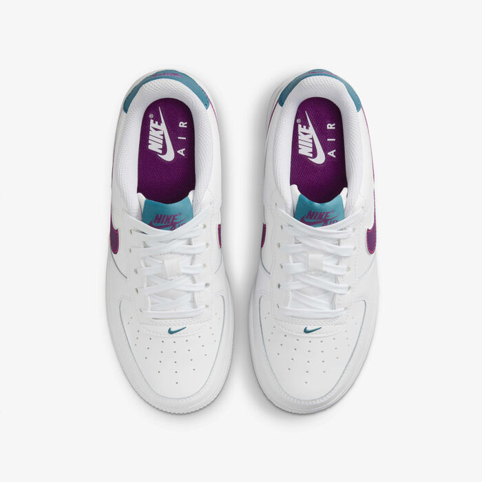 Nike Kids' Air Force 1 Shoes White image number 3
