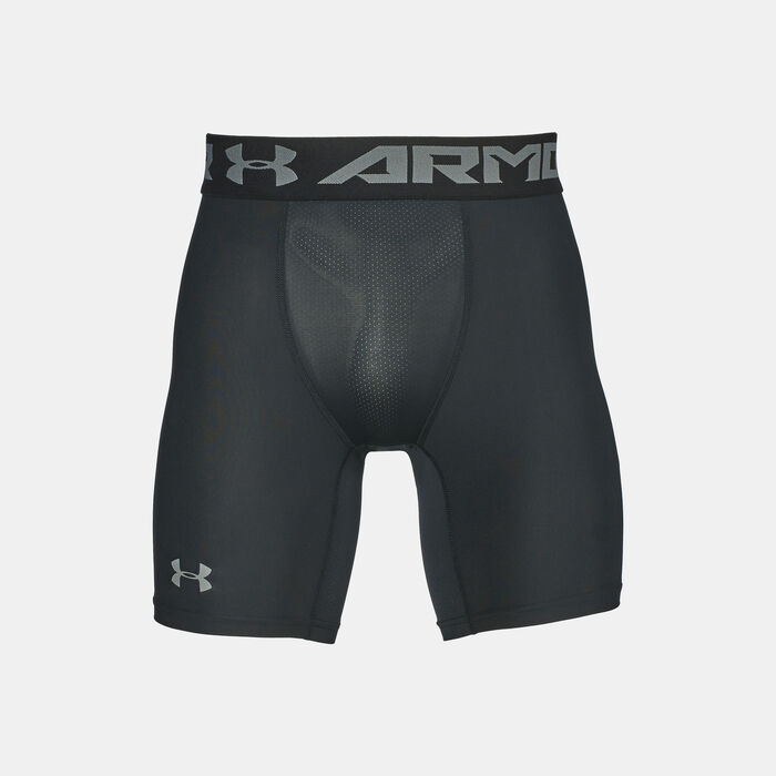 Buy Under Armour HeatGear Armour Compression Shorts Black in KSA -SSS