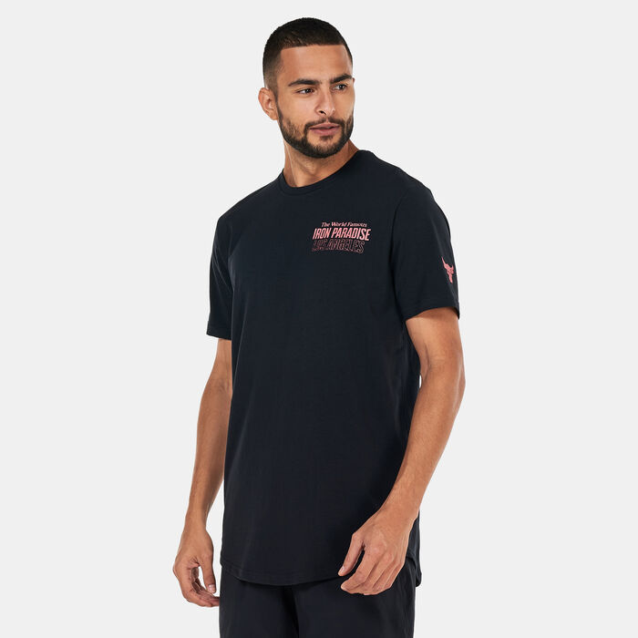Under Armour Men's Project Rock 1800 T-Shirt Black Under Armour Men's Project Rock 1800 T-Shirt Black image number 0