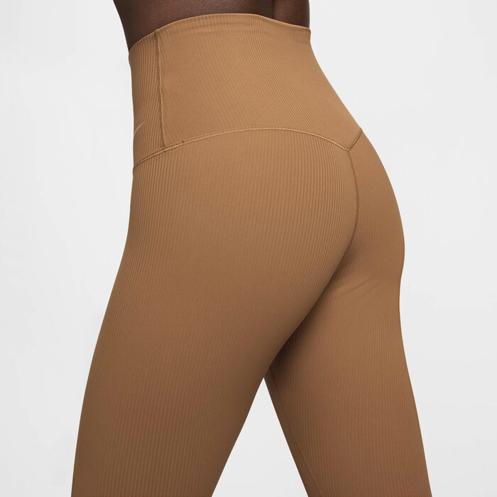 Nike Women's Zenvy 7/8 Yoga Leggings Brown Nike Women's Zenvy 7/8 Yoga Leggings Brown image number 5