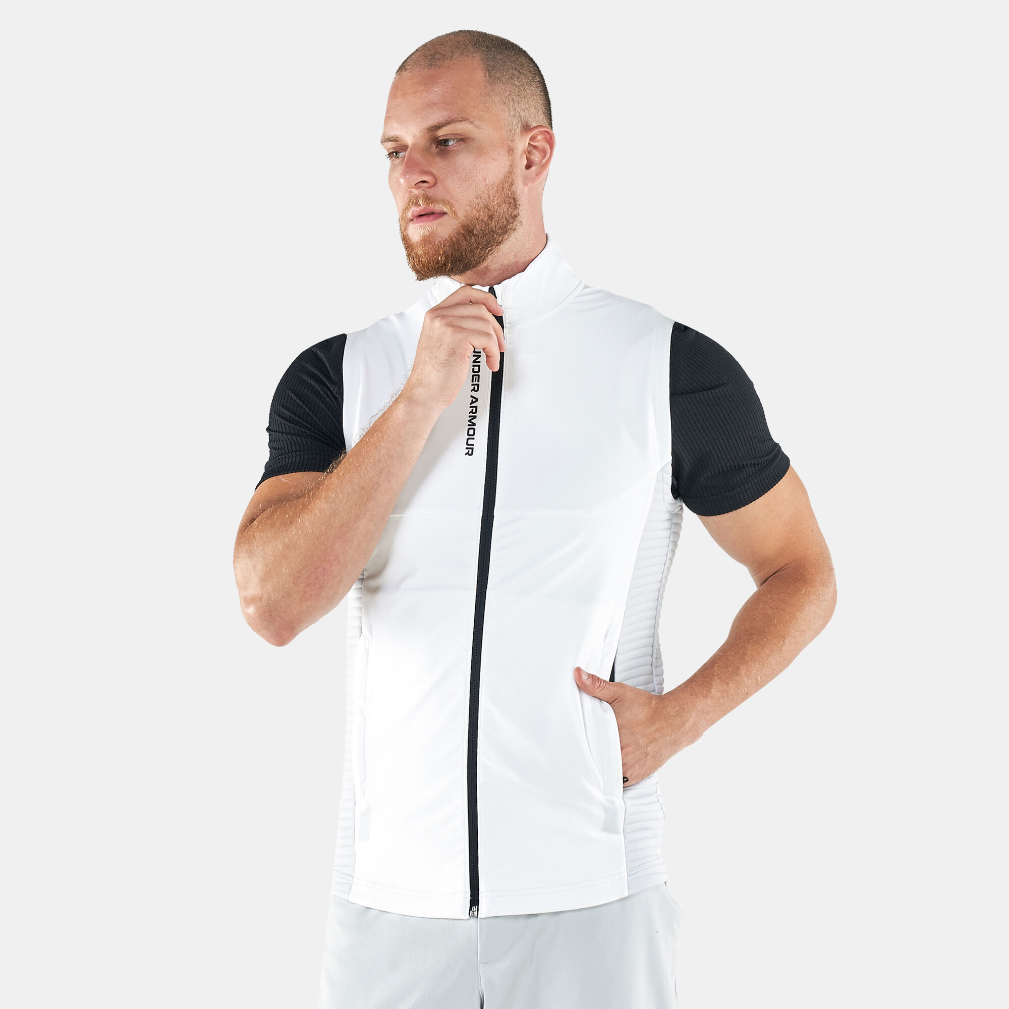 Under armour white vest top