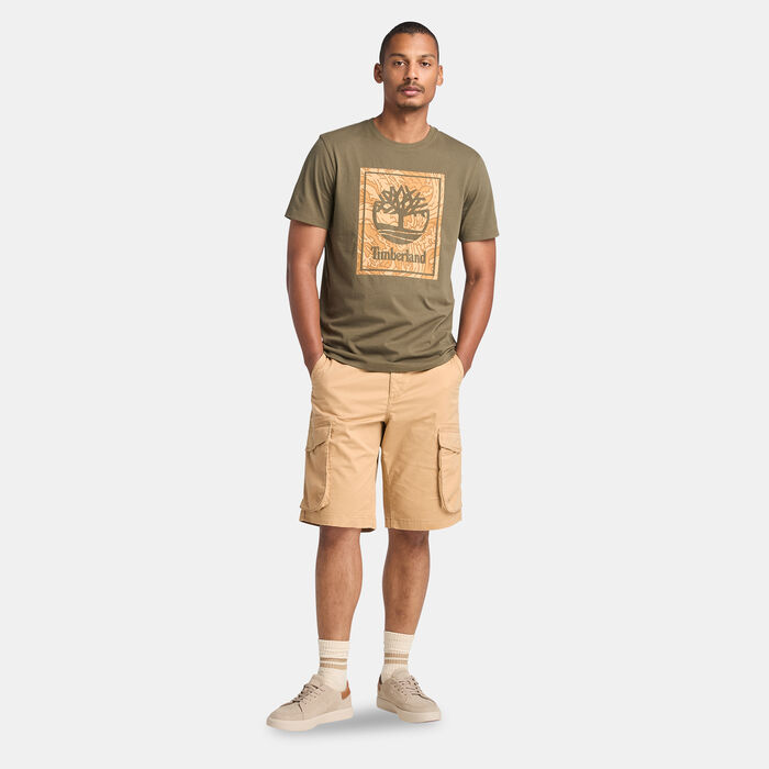 Timberland Men's Woven Badge Cargo Shorts yellow Timberland Men's Woven Badge Cargo Shorts yellow image number 2
