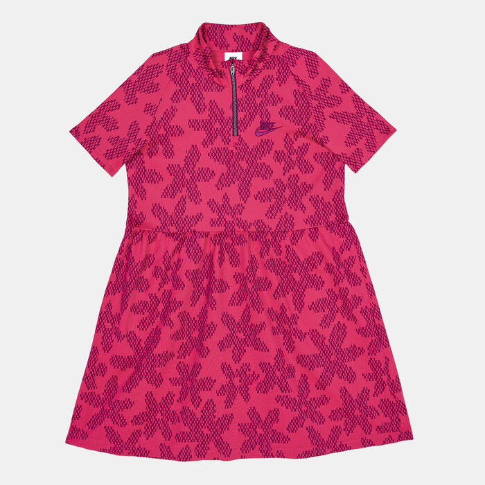 Nike Kids' Sportswear Allover Print Dress Pink image number 0