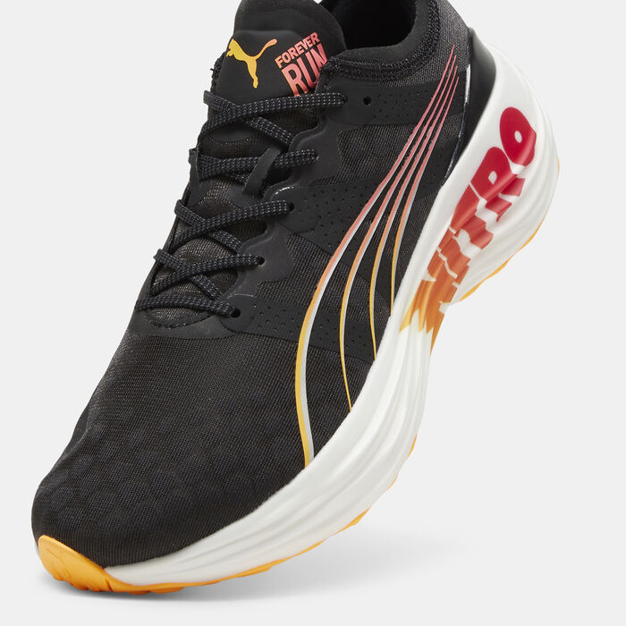 PUMA Men's ForeverRun NITRO Running Shoes Black PUMA Men's ForeverRun NITRO Running Shoes Black image number 4