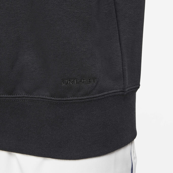 Nike Men's Track Club Dri-FIT Fleece Running Sweatshirt Black Nike Men's Track Club Dri-FIT Fleece Running Sweatshirt Black image number 5