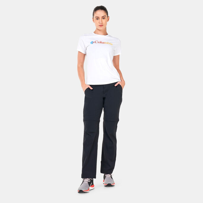 Columbia Women's Sun Trek Graphic T-Shirt White Columbia Women's Sun Trek Graphic T-Shirt White image number 2