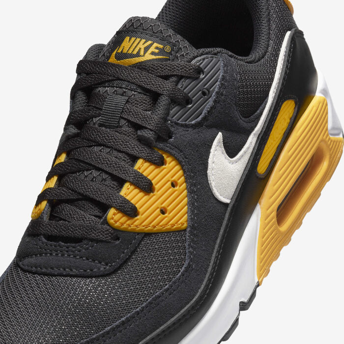 Nike Men's Air Max 90 Shoes Black Nike Men's Air Max 90 Shoes Black image number 7