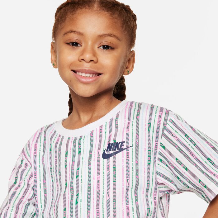 Nike Kids' Happy Camper Bike Shorts Set Pink Nike Kids' Happy Camper Bike Shorts Set Pink image number 2