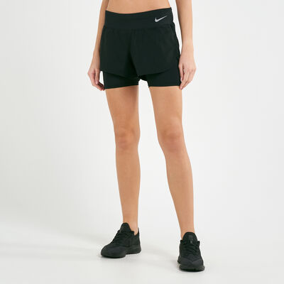 Nike Women's Eclipse 2-in-1 Running Shorts Black