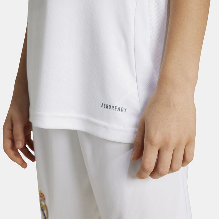 adidas Kids' Real Madrid Home Football Jersey - 2024/25 White adidas Kids' Real Madrid Home Football Jersey - 2024/25 White image number 4