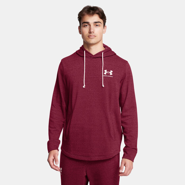 Under Armour Men's Rival Terry Hoodie Red Under Armour Men's Rival Terry Hoodie Red image number 0