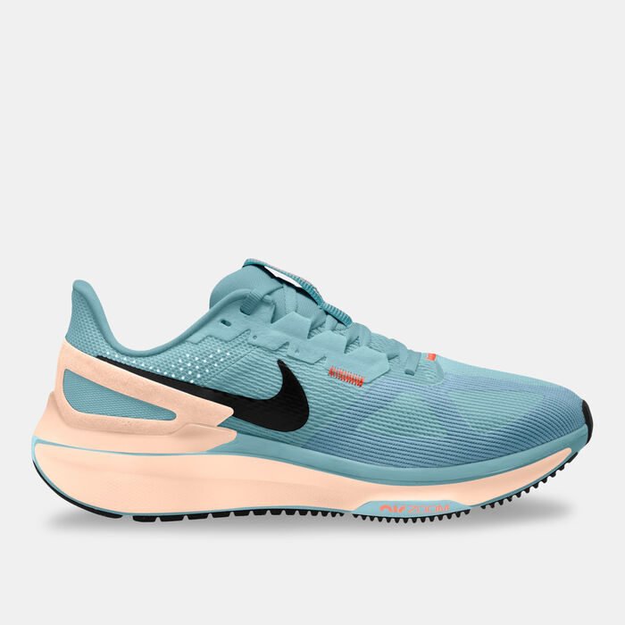 Nike Women's Air Zoom Structure 25 Shoe Blue Nike Women's Air Zoom Structure 25 Shoe Blue image number 0