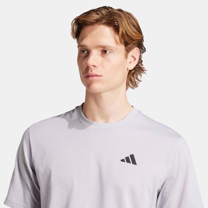 adidas Men's Train Essentials Feelready Training T-Shirt Grey adidas Men's Train Essentials Feelready Training T-Shirt Grey image number 3