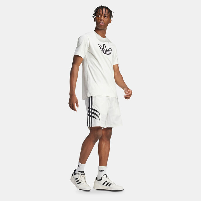 adidas Originals Men's Q3 Atlanta Shorts White image number 2
