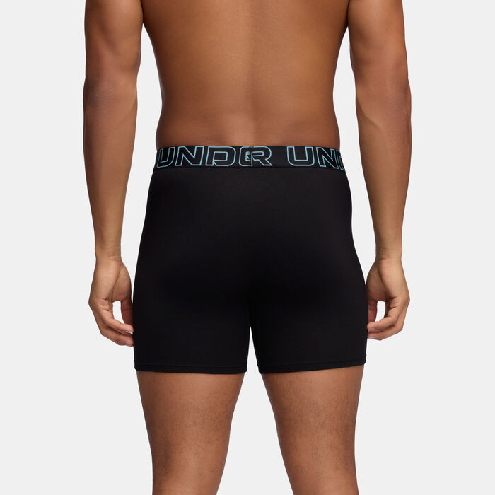 Under Armour Men's Performance Boxers (3 Pieces) Black image number 1